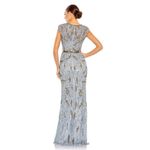 Mac Duggal NWT 5532 Embellished Illusion Cap Sleeve Column Gown Size 10 Photo 2