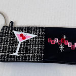 Maggi B Cosmopolitan Clutch Y2K Vintage Purse Bag Wristlet Black Pink Photo 0