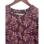 Vtg LL Bean Dress Womens Midi Long Sleeve Floral Large Petite Cottage Modest Purple Size undefined Photo 6