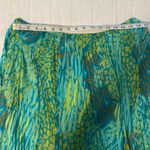 Ruby Rd . Green Blue Pleated Maxi Dress Size 12 Photo 5