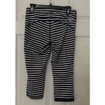New Balance EUC New‎ Balance J.crew Collection Womens Striped Cropped Capri Leggings - M Photo 2