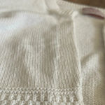 The College House Vintage Knit Cardigan Alaska White Size L Photo 2