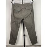 J.Crew  Gray Green City Fit Ripstop Cargo Skinny Flap Pocket Cotton Pants Size 4 Photo 3