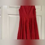 Hutch Reese Dress Red Polka Dot Size Small A-Line Swingy Flowy Cutout Bow cute Photo 7