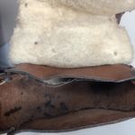 Vintage Saddle Bag Purse Tooled Leather Stirrups Horse Theme Mexico Brown Photo 9