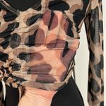 Monki  mesh crop top .‎ Size XS Photo 2