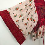 Free People  Kissed By The Sun Embroidered Top Blouse Size XS Photo 4