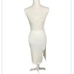 Le lis ivory cable knit sweater skirt coquette preppy quiet luxury neutral Photo 8