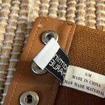 Charming Charlie  Tan Woven Stretch‎ Belt Size S/M Photo 7