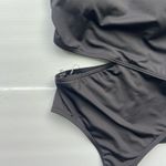 Michael Kors Michael‎ Kors Swimsuit Woman's  Size  8 Black One Shoulder Cut Out One Piece Photo 3