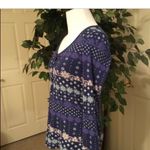 Victoria's Secret Victoria Secret Blue Winter Print Long Sleeve Round Neck Thermal Top SP Photo 2