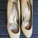 Kelly & Katie  Glossy Beige Heels Size 8.5 New Never Worn 2 Inch Heels Photo 1