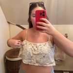 Urban Outfitters Cream Lace Top Photo 0
