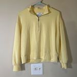 Magaschoni quarter zip pullover yellow top modal blend small Photo 0