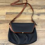 Bottega Veneta Gold Tone Black Leather Crossbody Bag Purse Vintage Marco Polo Photo 0