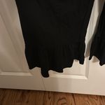 Bar III  Women's Black Textured Crepe Jumpsuit Size XL NWT Photo 1