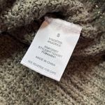 Pink Rose Olive Green Chunky Knit Cropped Sweater Cable Twisted Back Size S Cozy Photo 13