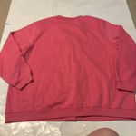 Blair  Women's 2XL Snap Button Cardigan Pink Plain Barbiecore  Office Fall Casual Photo 3