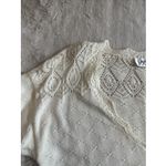 Vintage Jay Jacobs 100% Cotton Crochet‎ Sweater Women's Size M Made in USA White Size M Photo 7