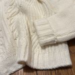Boden Cream ivory cable knit crew wool mohair blend sweater jumper size L crop Size L Photo 2