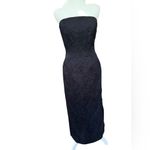 Christian LaCroix Vintage  Black Strapless Midi Dress Photo 1