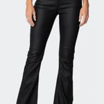 Edikted  Leather Flare Pants Photo 0