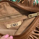 Cato  Fringe crossbody purse with chain handle Photo 3