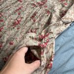 Denim & Supply Ralph Lauren Ralph Lauren Denim & Supply Floral Red and Tan Gauze Dress. Size Large Spring. Photo 9