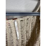 Free People Beige Knit Cropped Tank Top Sz S Boho V Neck Cottagecore Beachy Photo 4