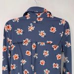 Duluth Trading Sidewinder Vented Outdoor Shirt Womens M Blue Floral Nylon Size M Photo 8
