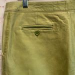 lime green leather pencil skirt 4 silk lining Max Mara pockets straight Photo 6
