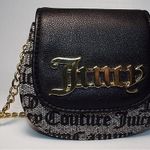Juicy Couture Mini Bag Small Purse Bag Crossbody Chain Gold Bling Y2K Girly Logo Photo 2