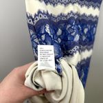 Tadashi Shoji Neoprene Lace Overlay China Blue Snow Cap Sleeve Dress Size 8 Photo 8