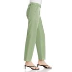 Jag jeans AG Analeigh High Rise Straight Leg Jeans in Sulfur Forest Green Size 31 Photo 3