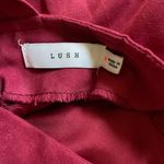 Lush Clothing Dark Red Velvet Romper Photo 2