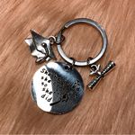 She Believed She Could So She Did Dandelion Graduation Diploma Keyring Silver Photo 2
