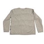 Talbots Women's XL Gray Ruffle Fair Isle Wool Blend Pullover Sweater Casual Photo 1