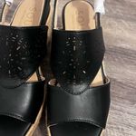 Naturalizer Soul Women's Ocean Slingback Wedge Sandal Size 7.5 M 🔥 Black Photo 4