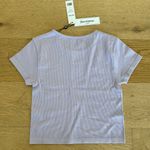 Juicy Couture - Seamless Fanciful Crop Short Sleeve Tee in Orchid Petal Photo 3