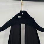 Free People ‎ Women's Black Asymmetrical Hem Open Back Velvet Halter Top Size XS Photo 7