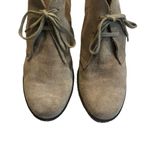 J.Crew MacAlister Wedge Boot Tan Beige Suede Lace Up Ankle Photo 3