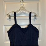 Jessica London  Navy Blue Pleated Front Sleeveless Tank size 22/24 Photo 3