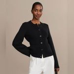 Jenni Kayne Black Cooper Cardigan Size XS Photo 3