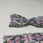 Arizona Jeans Pink Pattern Swimwear Set Bikini Bottom / Top Size XL Extra Large Photo 3