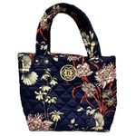 Nanette Lepore Women's Printed Washable Mini Tote Bag Navy Floral Photo 0
