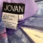 Jovani  39143 Print / Blue Formal Gown NWT Size 4 • Ruffled, Pleated, Statement Photo 11