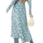 ROTATE BIRGER CHRISTENSEN No. 57 ReRunner Open Back Dress in‎ Blue size us 8 Photo 0