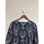J.Jill  Floral Pleated Tunic Blouse Top Lenzing Ecovero Womans 3X Photo 6