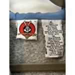 Looney Tunes Vintage  Tweety Embroidered Fall Gray Hoodie Quarter‎ Zip Size XL Photo 5
