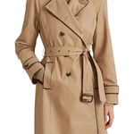 Ralph Lauren Copied - New Womens Lauren Repellent Belted Trench Coat, size XL Photo 0